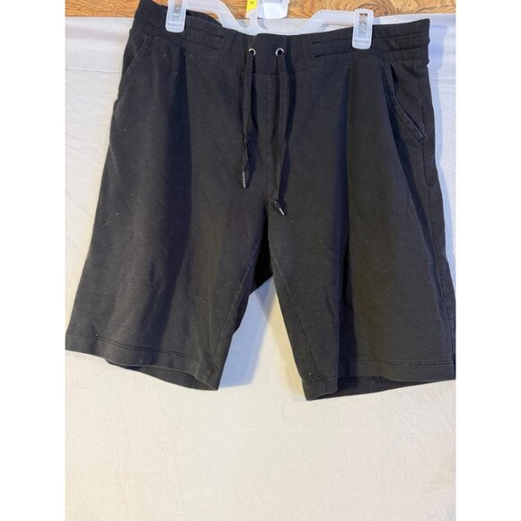 Eddie Bauer Walking Shorts Black Elastic Waist Longer Length Womens  XL 16/18 - Picture 1 of 3